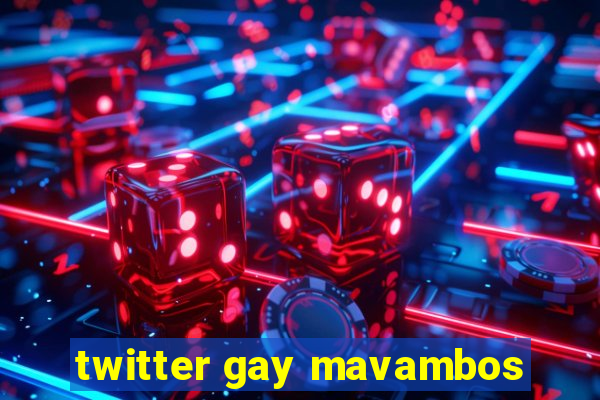 twitter gay mavambos